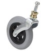 Wheelchair Replacement Wheel Grey 6 Inch PU Inflatable Universal Wheelchair