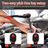 DAKCOS Ratchet Drive 1/4" 3/8" 1/2" 3pc 72 Teeth Reversible