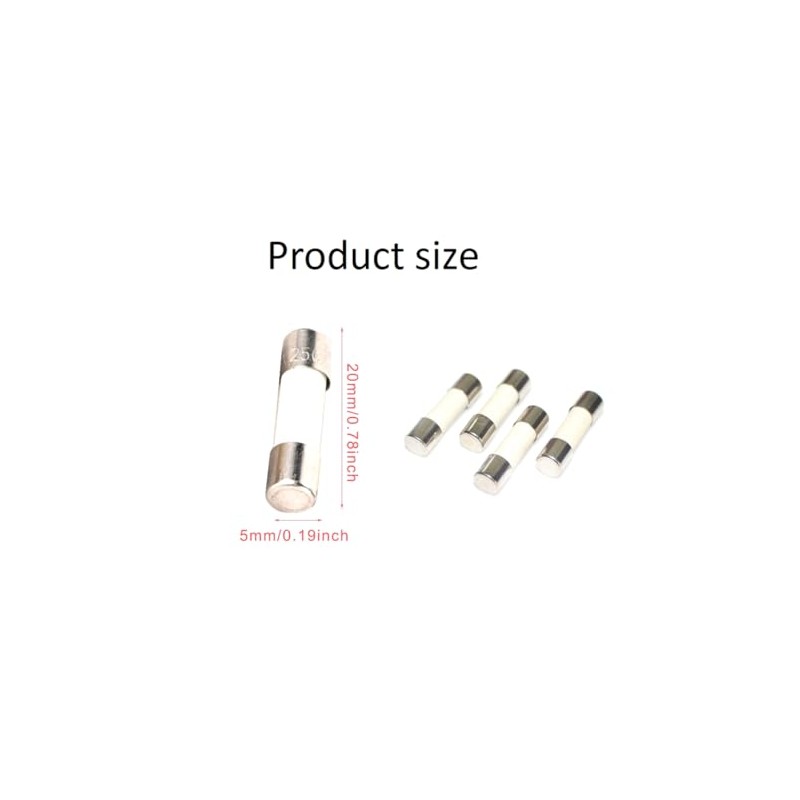 3.15A, T3.15A, 3.15AH250V, 3.15AH, Ceramic Fuse, T3.15A 250V, Slow Breaking