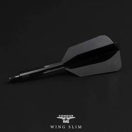 CONDOR AXE WING SLIM L Black Condor Axe Wing Slim Darts Flight Long