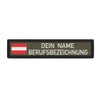 Copytec Austria Uniform #38638 Name Plate Austria Professional Olive Name