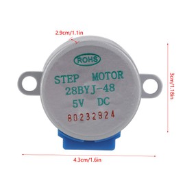 5 Pcs/Set DC 5V 4-Phase Rohs Step Motor 28BYJ-48, 5-Wire Stepper Motor Micro Reduction Stepping Motor