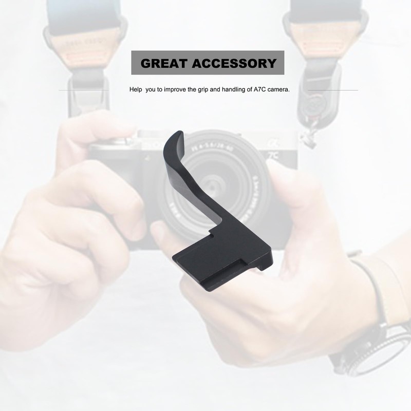 Thumb Grip for Sony A7C Camera, Metal Camera Thumb Up