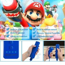 Wireless Controller Compatible for Wii, TechKen Built in Motion Plus Wii Controller Compatible for Wii, Wii U