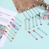 WEWAYSMILE 20pcs Blanks Beaded Keychains, Metal Bar Chains for DIY
