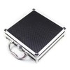 Aluminum Carrying Case,Mini Aluminum Case Foam Briefcase ToolBox Carrying Case
