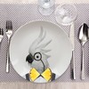 Mustard Wild Dining Animal Party Plates - Cockatoo, Parrot, 23cm