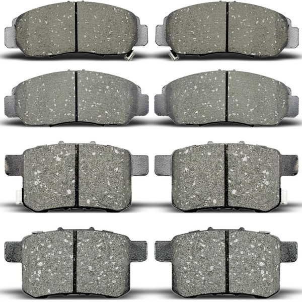 ALADICHE Front Rear Ceramic Brake Pads Sets Fit For Acura
