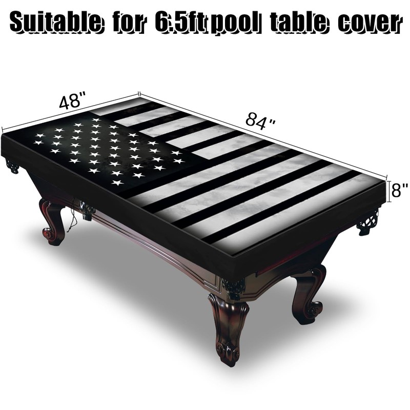 BUAEL Pool Table Cover, Waterproof & Dustproof Outdoor/Indoor Pool Table
