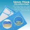 Zeltauto Microfiber Reusable Mop Pads, 2 Pack, Blue, for Flash