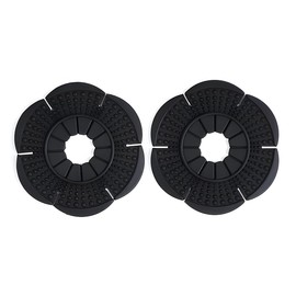 2pcs Car Wiper Arm Hole Protection Pad，Universal Car Windscreen Wiper Cover, Auto Exterior Accessories, Water Resistant Dustproof, Soft and Durable Windshield Wiper Protector for Most Cars