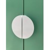 IKEA 2 Pack Ikea BEGRIPA Handle white half-round 5 1/8"