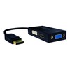 LogiLink CV0109 4K DisplayPort to DVI/HDMI/VGA Adapter Black