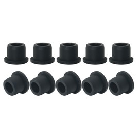 DGBRSM 10PCS 1/2'' Drill Hole, 5/16'' ID Silicone Rubber Grommets for Wiring, Automotive, Firewall Hole Plug, Top Hat Grommets OD Rubber or Vinyl Tubing in Hydroponic and Irrigation Systems