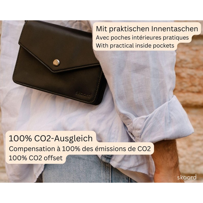 skaard Bum Bag Leather Black - Waist Bag & Crossbody