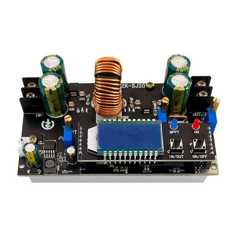 Buck Boost Converter, ZK-SJ20 DC-DC 300W 20A MPPT Boost Buck