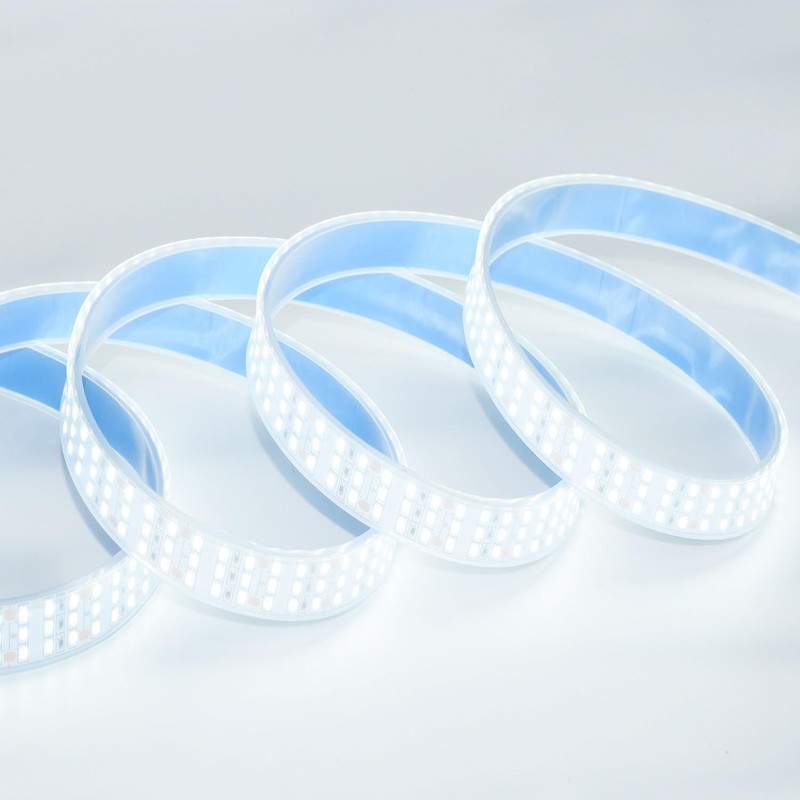 HAASHADA Triple Row LED Strip Light, Daylight White 6500K Super