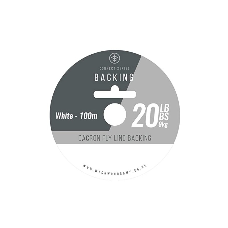 Wychwood - Game Dacron Flyline Backing 20LB White 100m 20