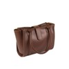 Spacious Choco Brown Women's Handbag in Premium PU Leather