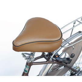 Bicycle Saddle Cover, Saddle Cover, Cushion, Painless, Large Saddle, Made in Japan K5019 (Brown)