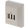 Rutenbeck TAE 2x6/6 NFF AP telephone junction box