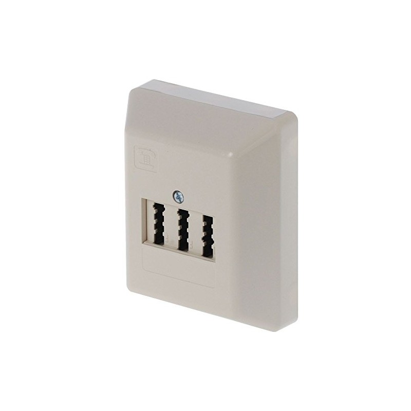 Rutenbeck TAE 2x6/6 NFF AP telephone junction box
