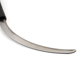 KEYI Brush Clearing Sickle,Carbon Steel Blade Light Serration,Professional Grass Brush Tools-ldeal for Removing unwanted Vines and Weeds from Garden Gardens