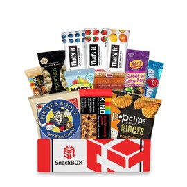 Gluten Free Care Package By SnackBOX (12 Count) Great for 4th of July, Snacks, College, Dorms, Finals, Birthday, Back to School, Snack box, Food, Teens, gift basket, Adults, Variety Pack, Get well, Pregnant, Healthy, Sampler, Officeâ¦