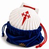 Buen Camino Scallop in Velvet Pouch - Pilgrim Shell for