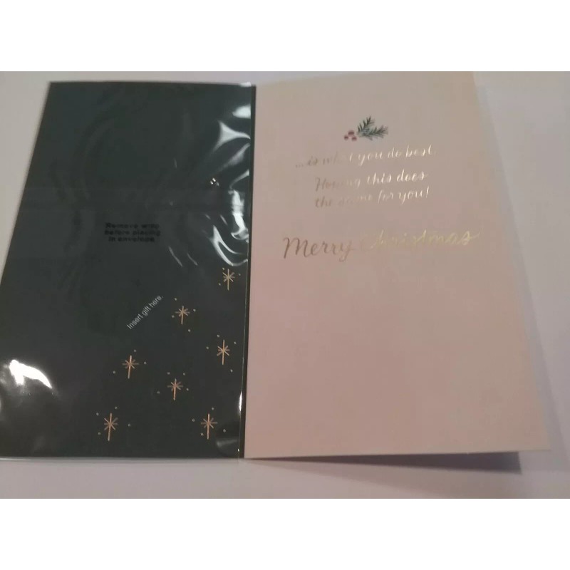 American Greetings Making Spirits Bright ~ Christmas Money Card Holder