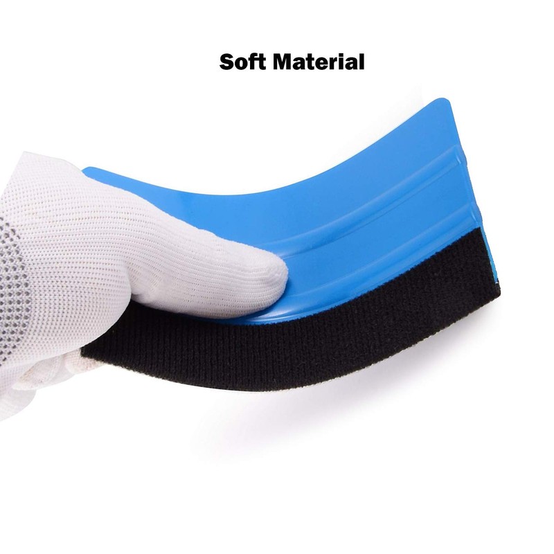 Ewrap 10 Pack Soft Automotive Vinyl Wrap Felt Squeegee Window