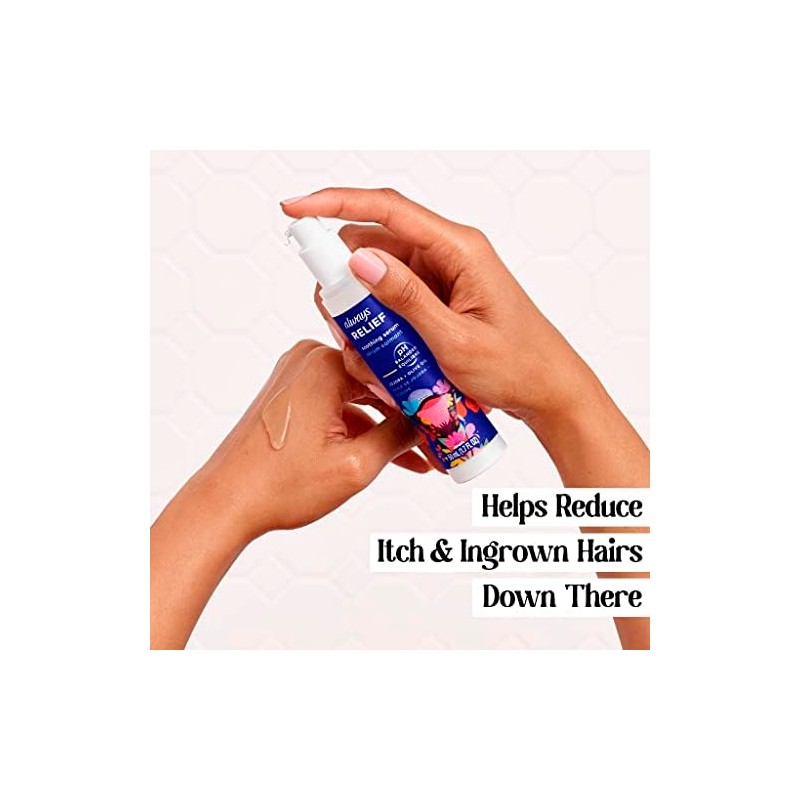 Always Relief pH Balanced Soothing Serum with Jojoba and Olive