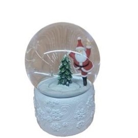 Heaven Sends Santa Snow Globe 12 x 12 x 17.5 cm