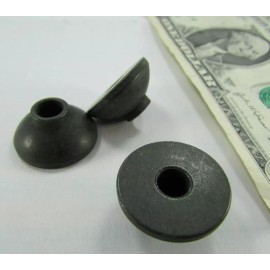 SherrodSurplus Lot 25 Unknown Hemispherical Steel Parts, Sintered Rings Ferrous Spacers Bushing