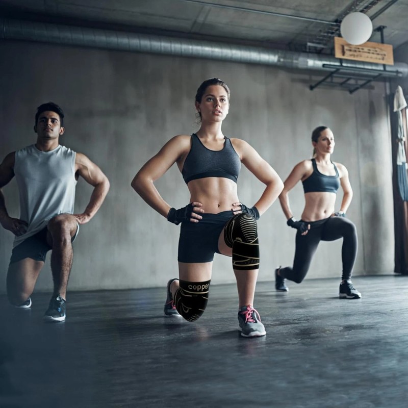 MEIDDANO Copper Knee Braces with Strap for Pain Women and