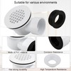 Low Profile Shower Drain, 2" PVC Side Outlet Drain Assembly