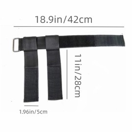 Jindizi D Ring Ankle Dumbbell Attachment, 2Pcs Adjustable Tibialis Trainer Thigh Leg Strap for Strength Training Bodybuilding Fitness