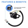 4 & 7 Pin Trailer Tow Wiring Harness Plug Compatible