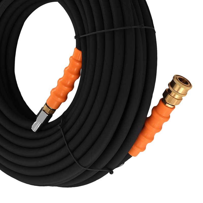 maXpeedingrods 1/4" Pressure Washer Hose 125FT, 4800PSI Kink Resistant