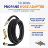 Flame King Propane 12ft RV Quick Connect Hose Adapter for
