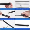 8PCS 32" Car Windshield Wiper Blades Strips,Rubber Wiper Blade Inserts,Universal