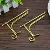 (2 Pack) 4" Iron Display Stand, Gold Small Iron Easel