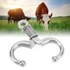 Livestock Nose Ring, Stainless Steel Bull Nose Clip Cow Nose
