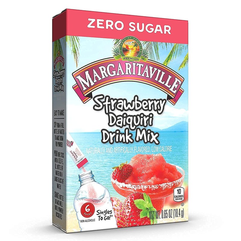 Margaritaville Singles to Go Drink Mix Ultimate Summer Variety Pack,