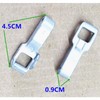 XHSESA 2PCS Drum Washing Machine Door Handle Door Switch Door