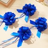 48 Pcs Blue Christmas Pull Bows Bulk for Wrapping Gift