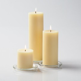 Richland® Ivory Pillar Candles Set of 18