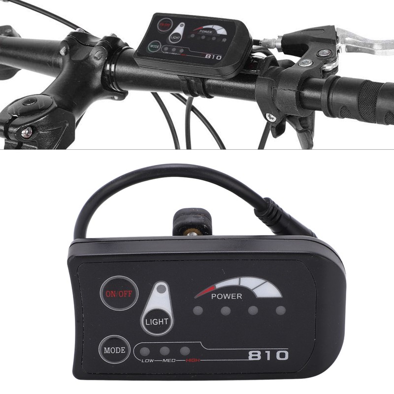 Electric Bicycle LED Display Control Panel 36V 48V S810 LED