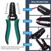 Glarks 3Pcs Wire Stripping Tool and Wire Flush Cutter Set,
