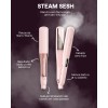 Plancha De Pelo Wavytalk Steam Con Peine Desmontable
